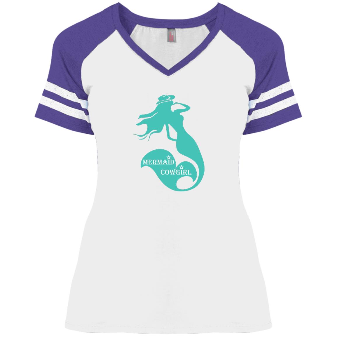DM476 Ladies' Game V-Neck T-Shirt