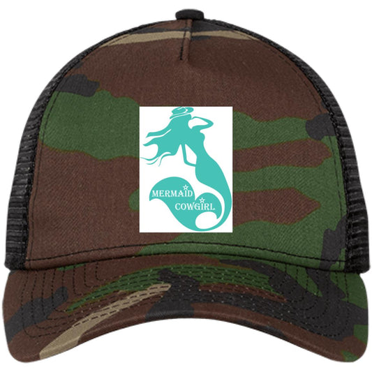 NE205 Embroidered Snapback Trucker Cap