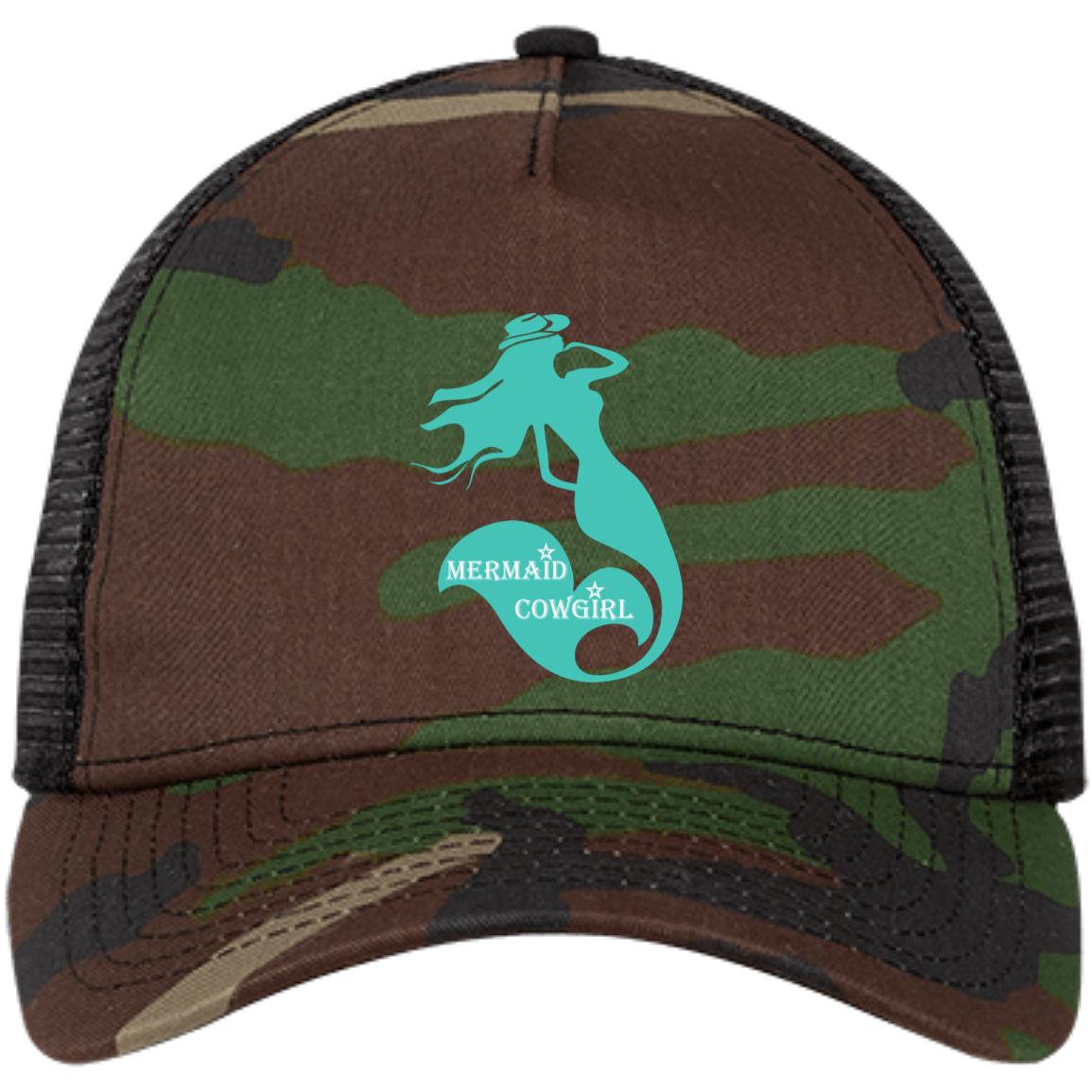 NE205 Embroidered Snapback Trucker Cap