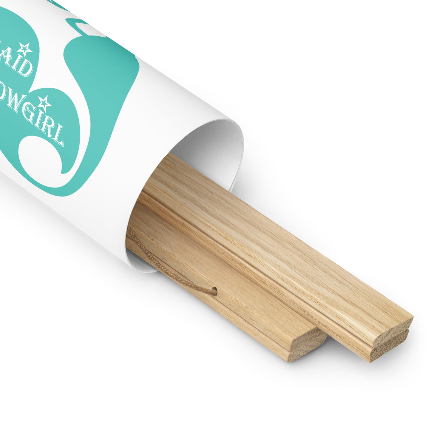 Poster with hangers